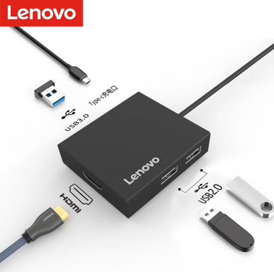 联想C150 Type-C扩展坞USB-C转HDMI/VGA转接头转换器 pcyg-240813174612